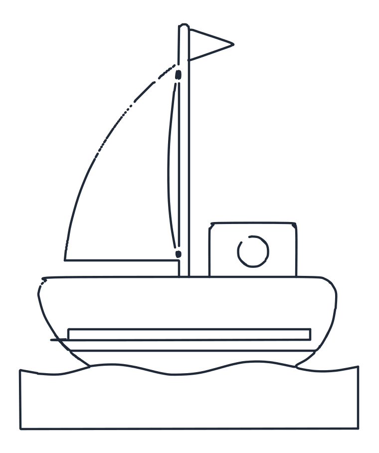 Cómo dibujar un barco