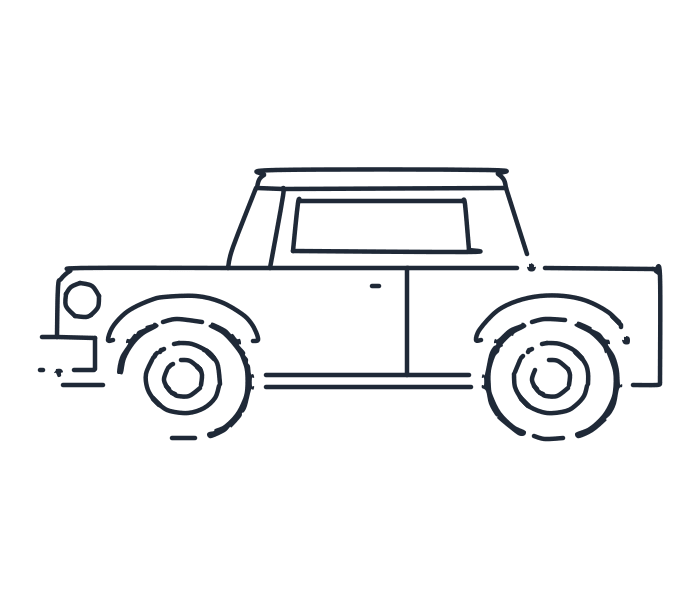 How to draw a car