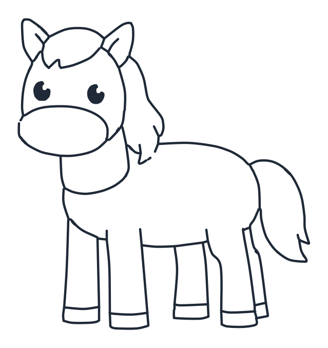 Cómo dibujar un caballo