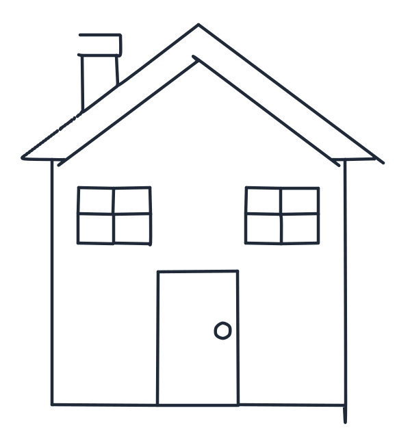 Cómo dibujar una casa
