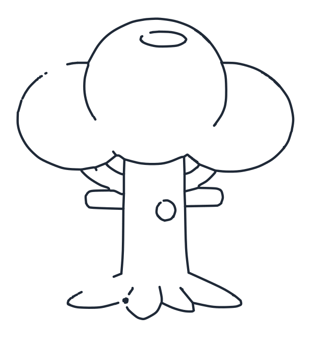 Cómo dibujar un árbol