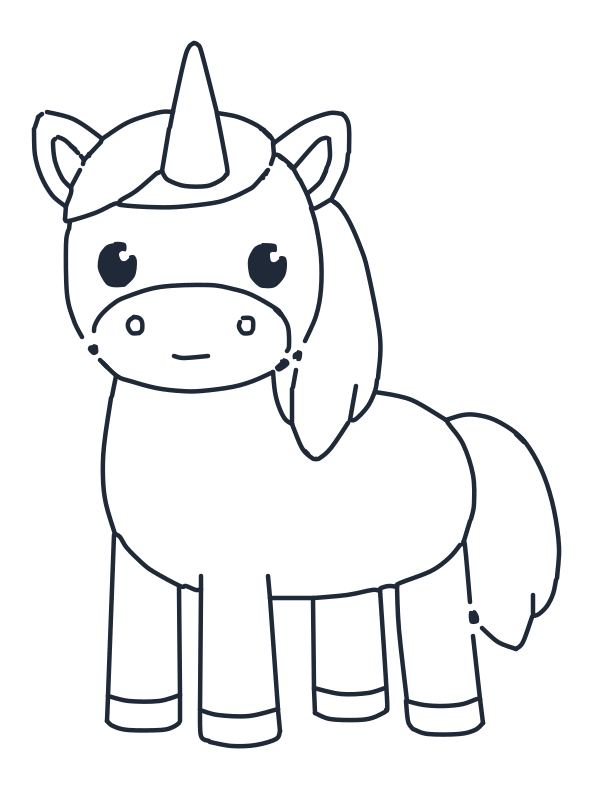 Cómo dibujar un unicornio