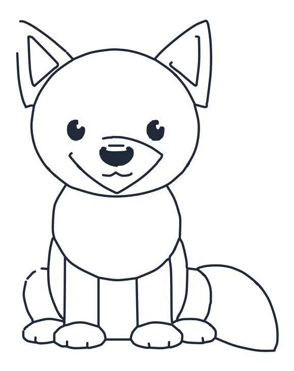 How to draw a wolf